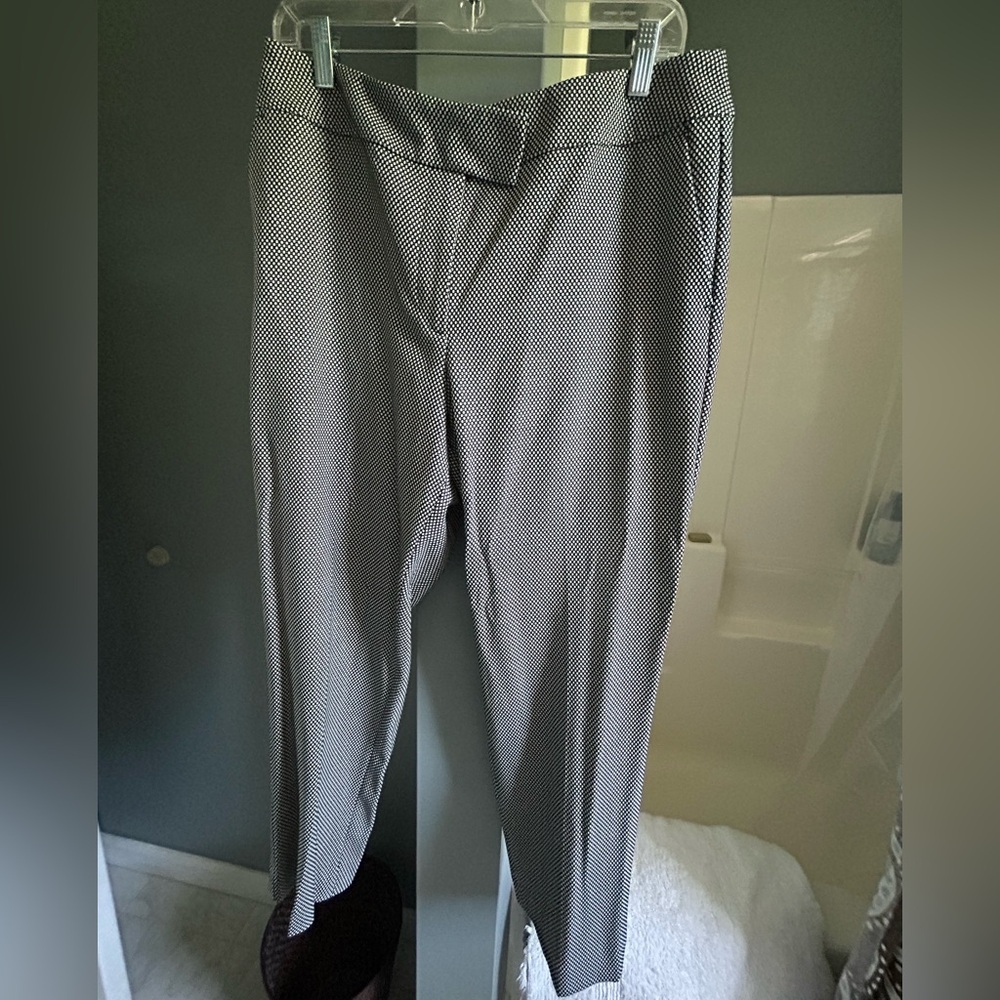 Women’s Black and White Checkered Pants